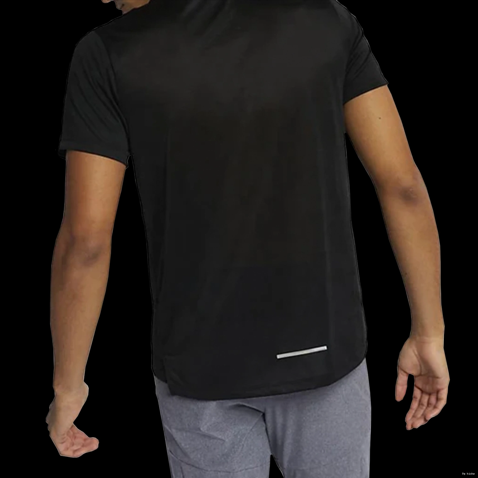 Nike Miler 1.0 T Black Dri-Fit Shirt 0715